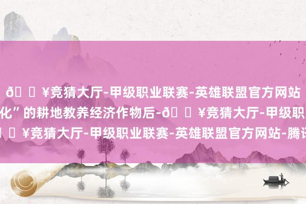 🔥竞猜大厅-甲级职业联赛-英雄联盟官方网站-腾讯游戏一些“非粮化”的耕地教养经济作物后-🔥竞猜大厅-甲级职业联赛-英雄联盟官方网站-腾讯游戏